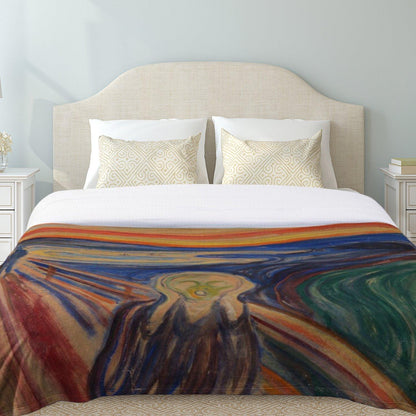 Super Soft Cozy Luxurious Famous Art Paintings Throw Blankets __label2:BOGO 30% OFF __stock:100 Bedding refund_fee:1200