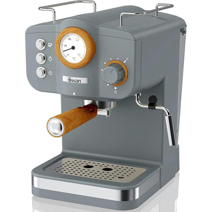 Swan Nordic Pump Espresso Coffee Machine Gray __stock:50 Kitchen & Dining refund_fee:3200 Warranty