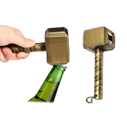 Thor Hammer Mjolnir Inspired Bottle Opener Brown __stock:850 Kitchen & Dining Low stock refund_fee:800