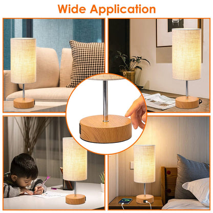 Touch Control Table Lamp 3-Way Dimmable Nightstand Beside Lamp __stock:50 Indoor Lighting refund_fee:1800 Warranty