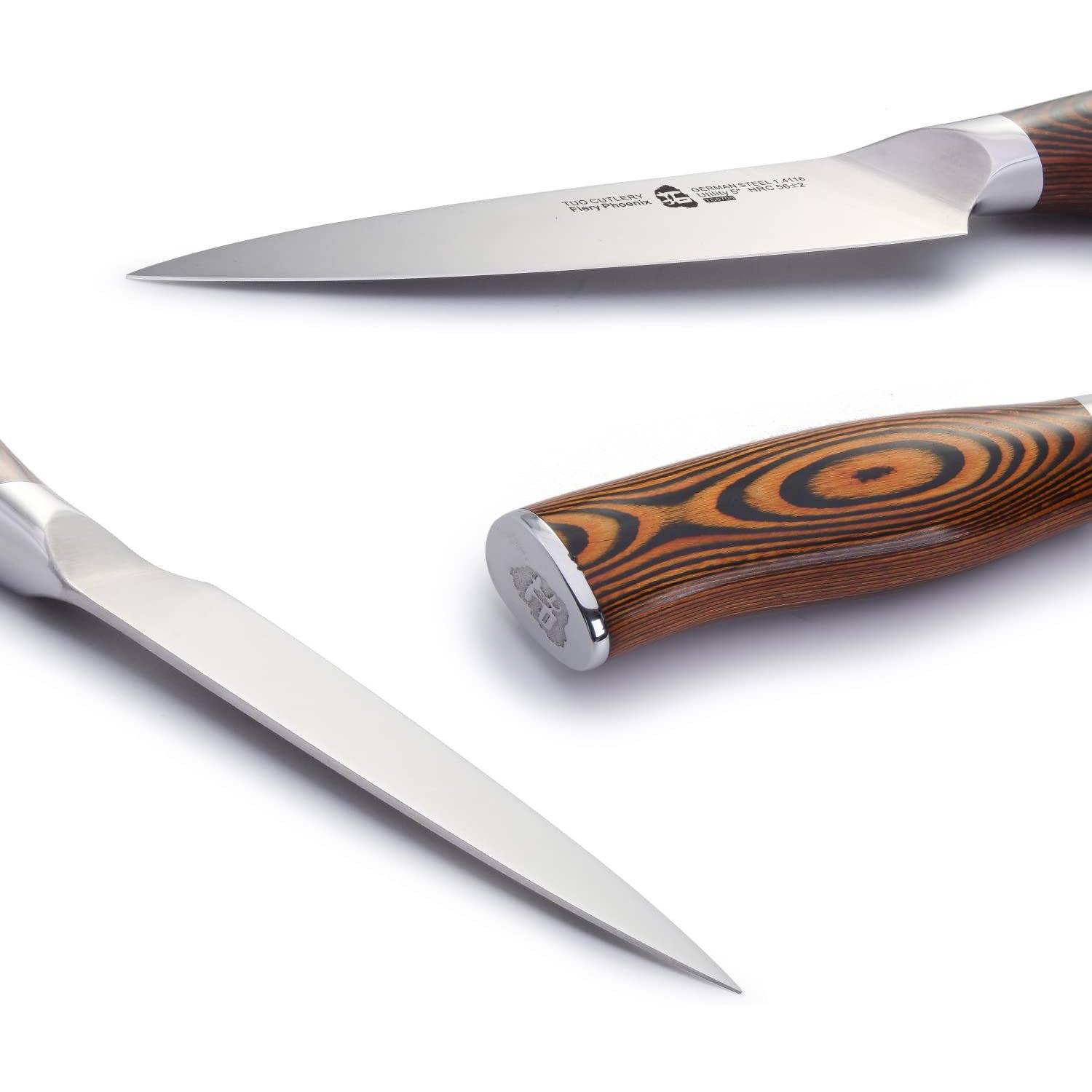 TUO 5" Fiery Kitchen Utility Knife __stock:300 Kitchen & Dining refund_fee:800