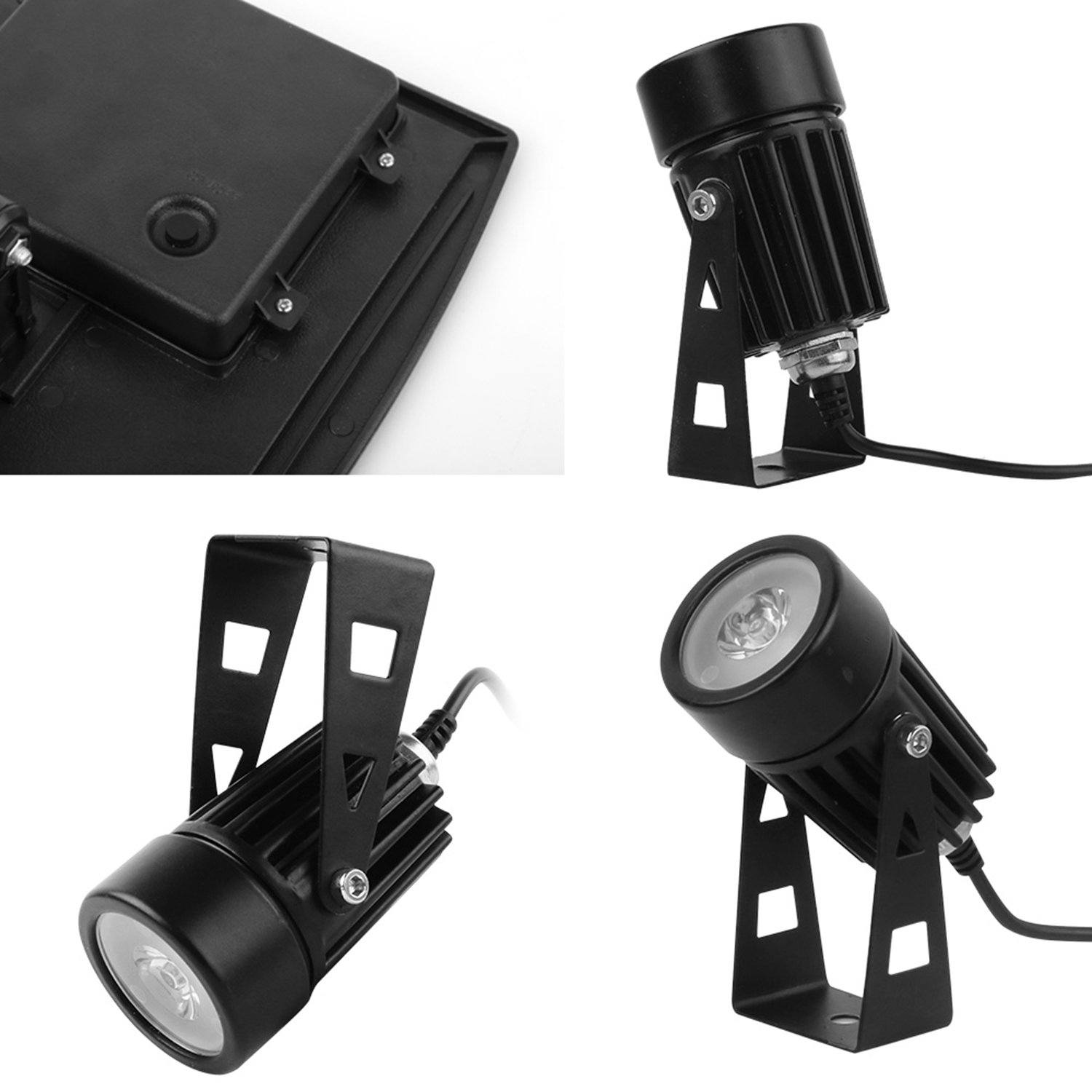 Twin Solar Spotlight Outdoor Light Outdoor Lighting refund_fee:1800 Warranty