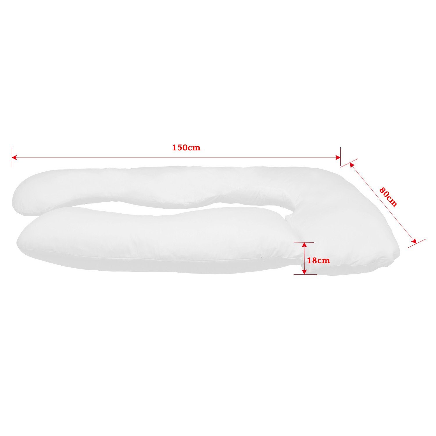 U-Shaped Full Body Pillow __label2:BOGO 30% OFF Bedding Low stock refund_fee:2200