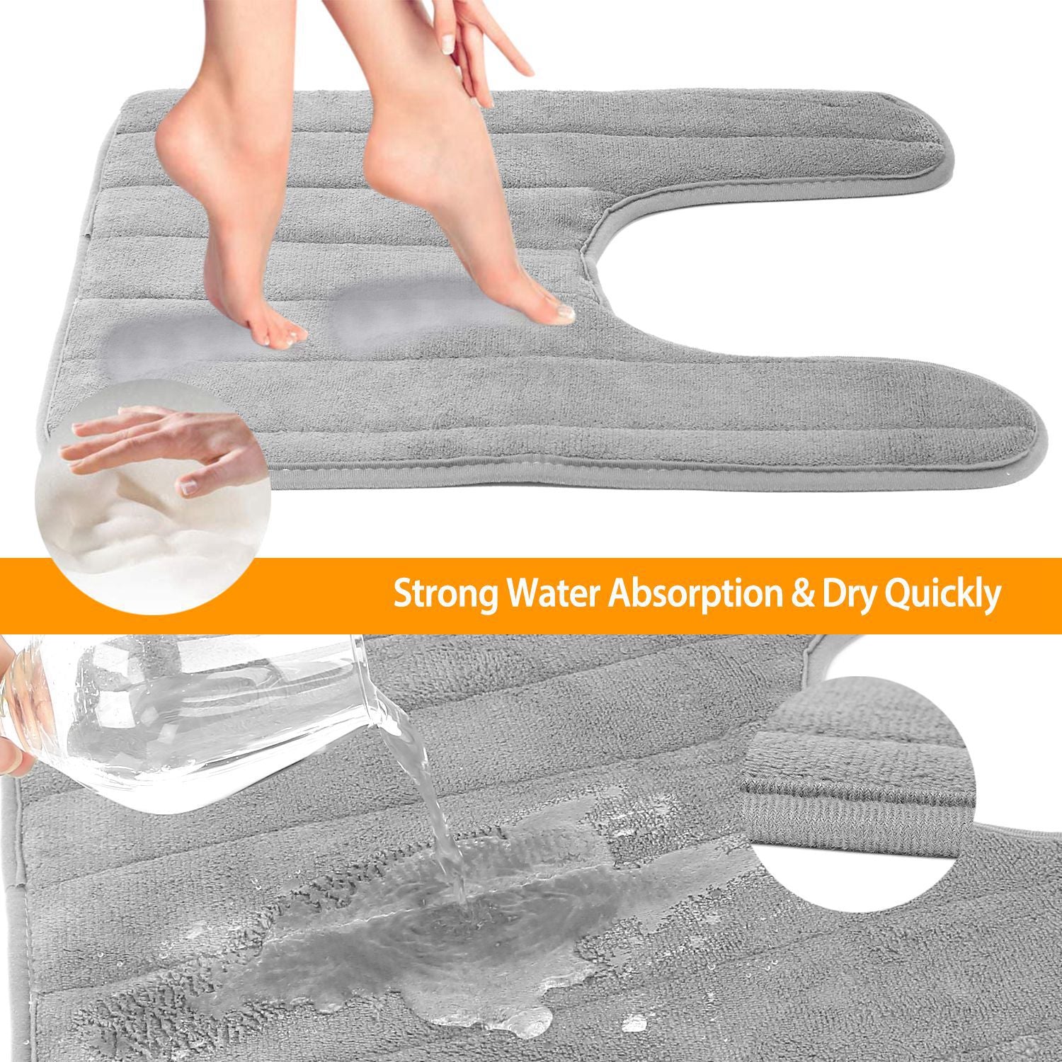 U Shaped Non-slip Toilet Mat __stock:100 Bath refund_fee:800