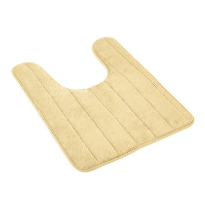 U Shaped Non-slip Toilet Mat Khaki __stock:100 Bath refund_fee:800