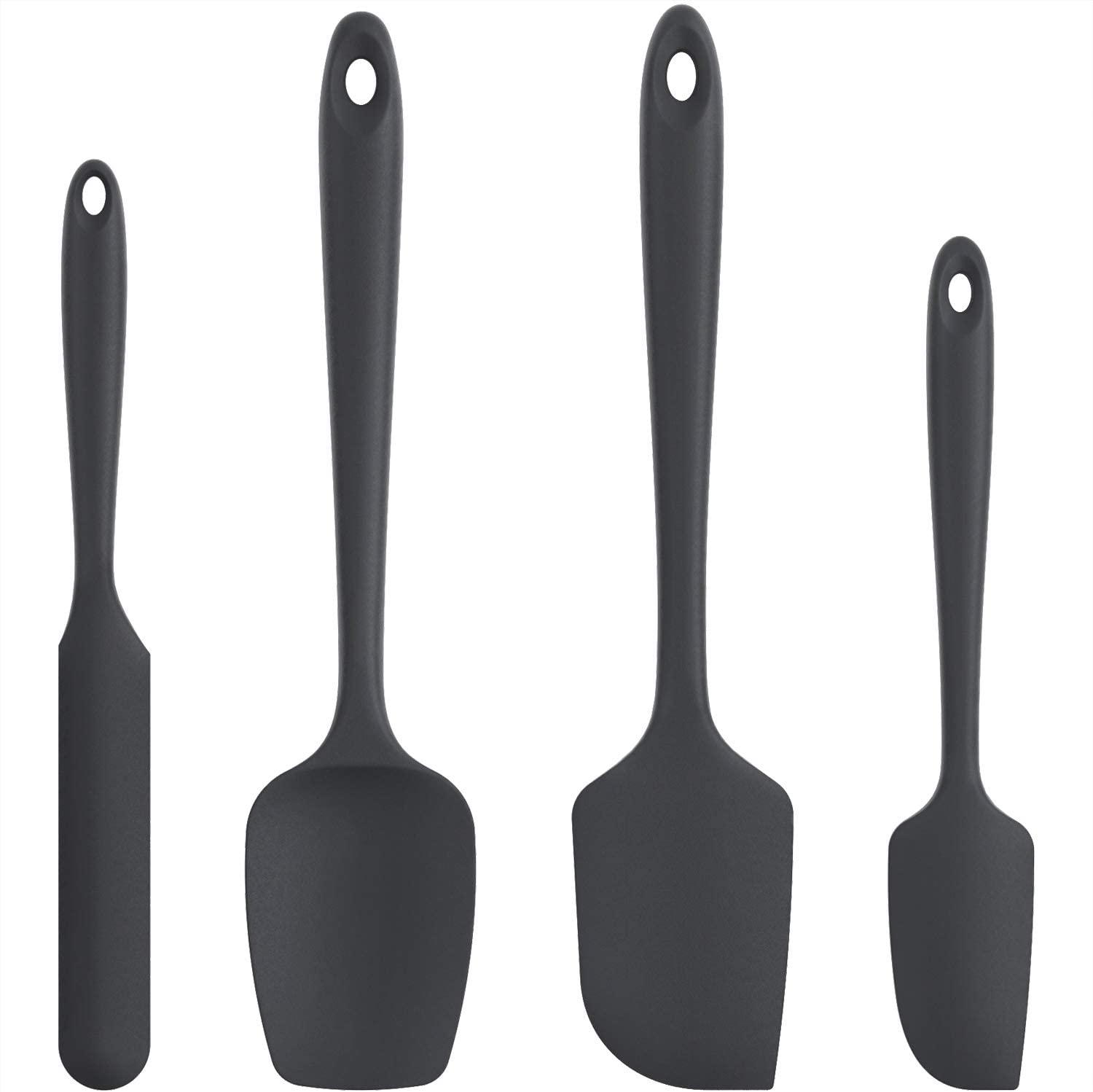 U-Taste Silicone Spatula Set with 480 Degrees Fahrenheit Heat Resistant Black __stock:500 Kitchen & Dining refund_fee:800