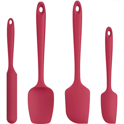 U-Taste Silicone Spatula Set with 480 Degrees Fahrenheit Heat Resistant Red __stock:500 Kitchen & Dining refund_fee:800