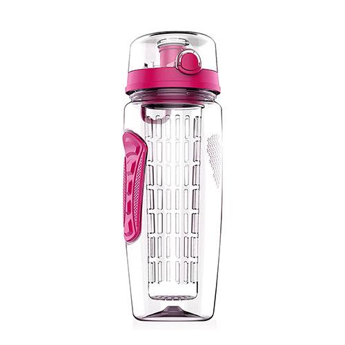 Ultra Portable Fruit Infusing Water Bottle 32oz Pink __stock:50 Kitchen & Dining refund_fee:800