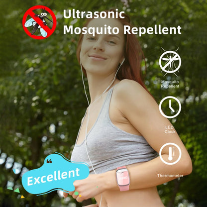 Ultrasonic Mosquito Repellent Watch __stock:200 Pest Control refund_fee:800 Warranty