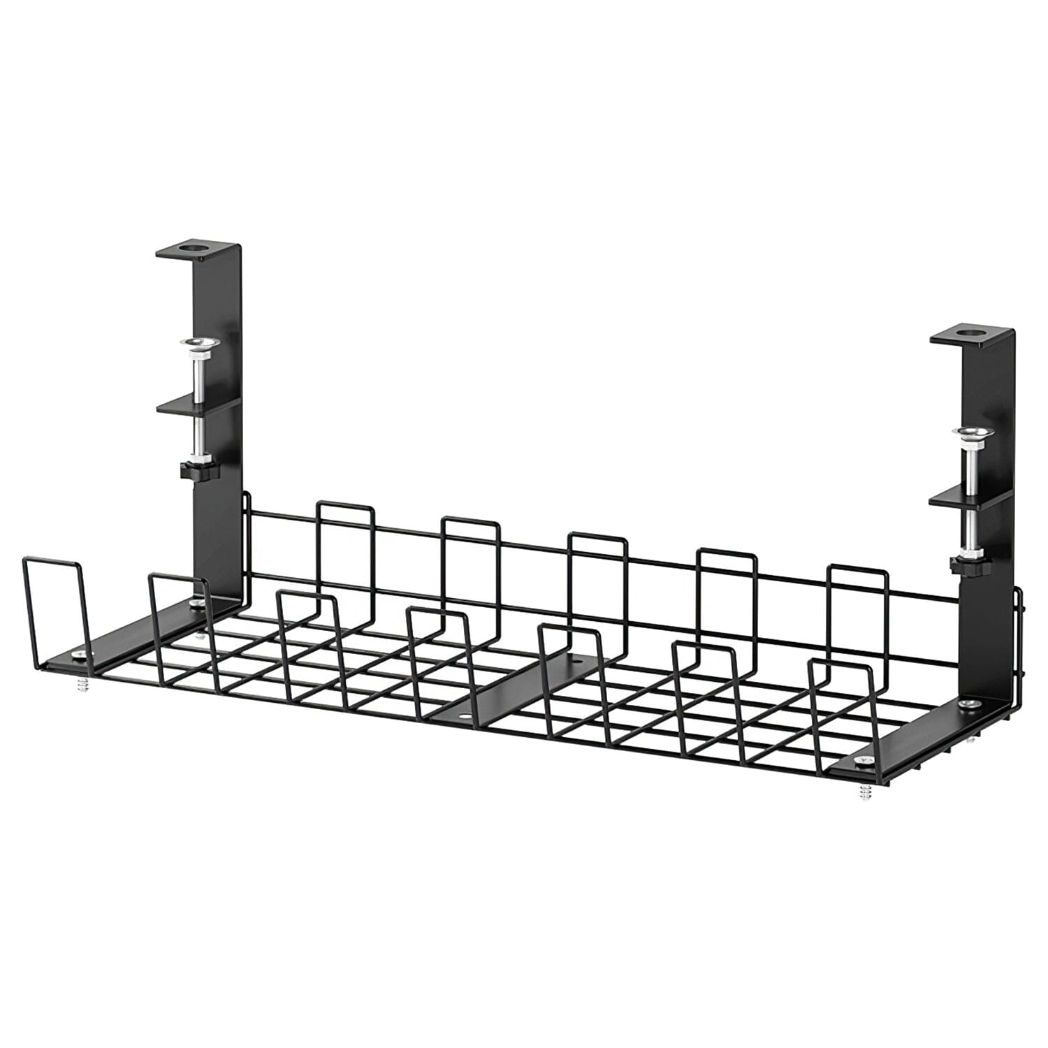 Under Desk Cable Management Tray 15.2in No Drill Desk Cable Cord Organizer __stock:50 Closet & Storage Low stock refund_fee:1200