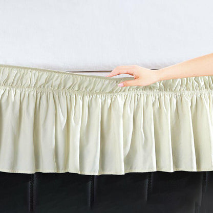 Undercliff Easy Wrap Elastic Ruffled 16 Bed Skirt __label2:BOGO 30% OFF __stock:100 Bedding refund_fee:1200