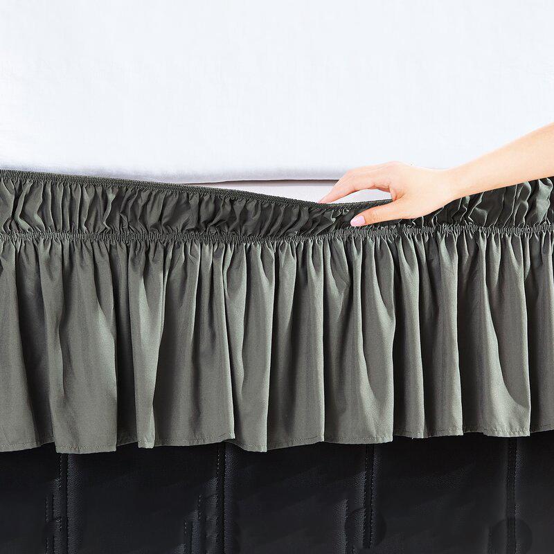 Undercliff Easy Wrap Elastic Ruffled 16 Bed Skirt __label2:BOGO 30% OFF __stock:100 Bedding refund_fee:1200