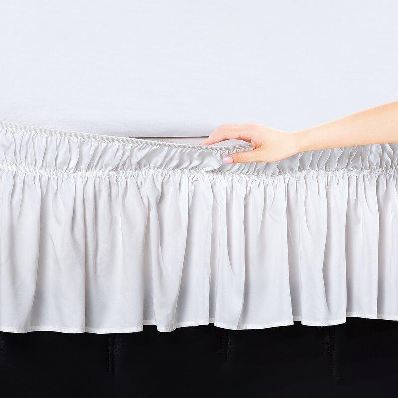 Undercliff Easy Wrap Elastic Ruffled 16 Bed Skirt __label2:BOGO 30% OFF __stock:100 Bedding refund_fee:1200