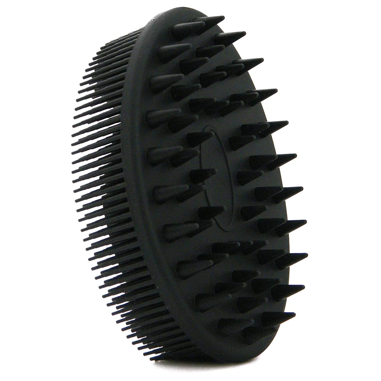 Upgrade Silicone Body Scrubber and Hair Shampoo Brush Black __stock:500 Bath refund_fee:800