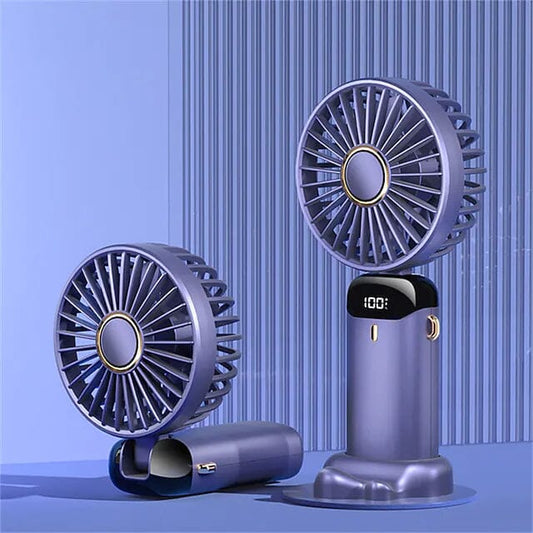 USB Handheld Small Fan Mini Portable Fan Blue __stock:200 Household Appliances refund_fee:800 Warranty