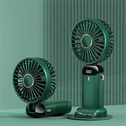 USB Handheld Small Fan Mini Portable Fan Green __stock:200 Household Appliances refund_fee:800 Warranty