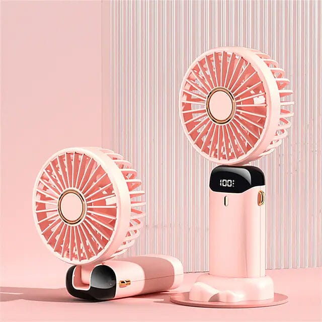 USB Handheld Small Fan Mini Portable Fan Pink __stock:200 Household Appliances refund_fee:800 Warranty