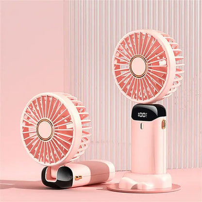 USB Handheld Small Fan Mini Portable Fan Pink __stock:200 Household Appliances refund_fee:800 Warranty