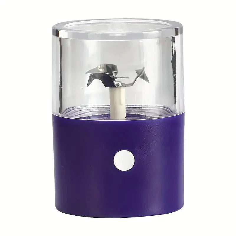 USB Power Saving Plastic Household Spice Grinder Purple __stock:200 Kitchen & Dining refund_fee:800 Warranty