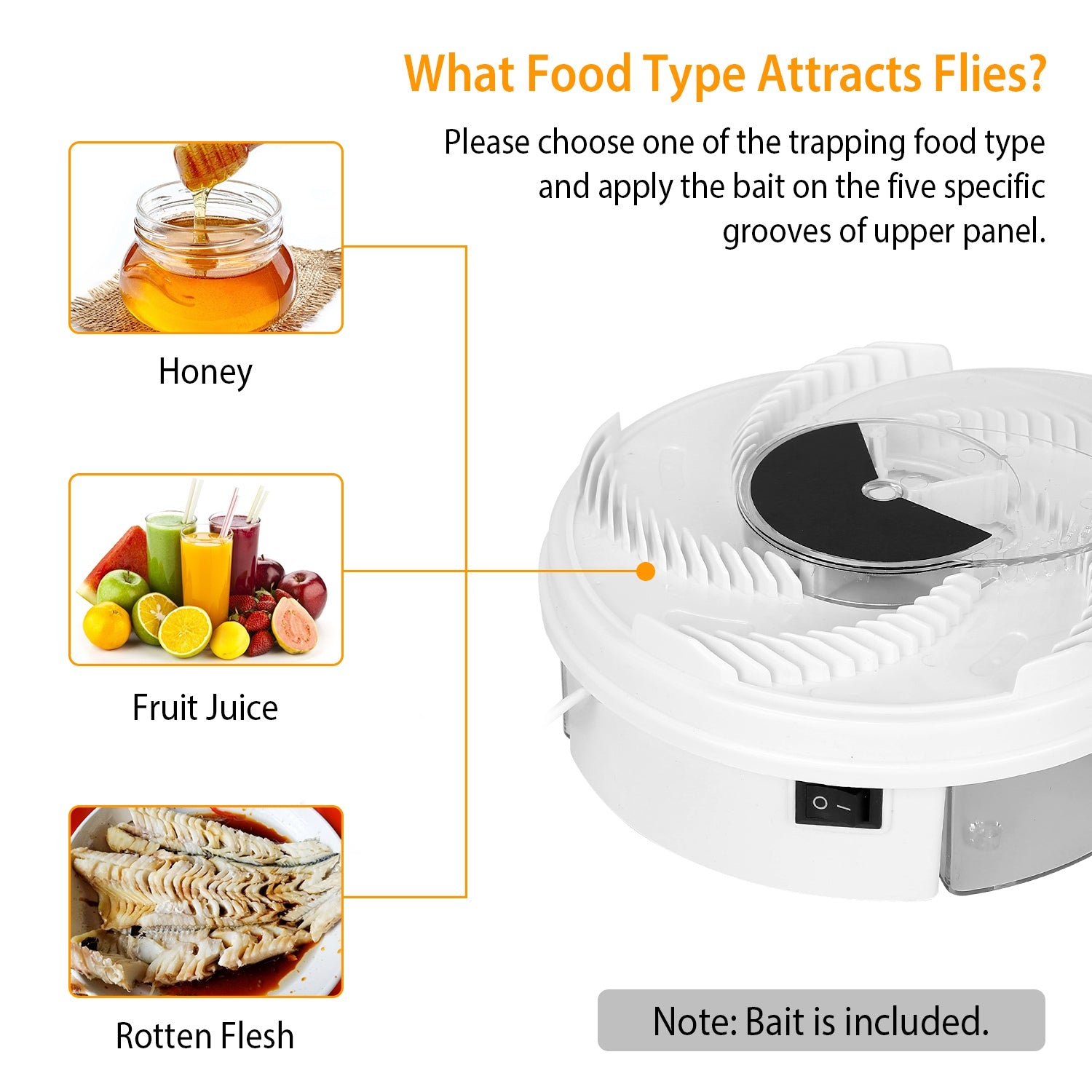 USB powered Electric Fly Trap Automatic Flycatcher __stock:100 Pest Control refund_fee:1200 Warranty