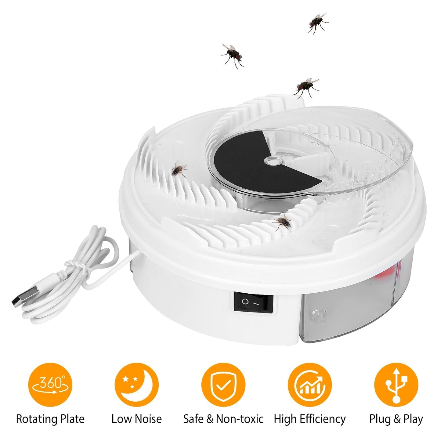 USB powered Electric Fly Trap Automatic Flycatcher __stock:100 Pest Control refund_fee:1200 Warranty