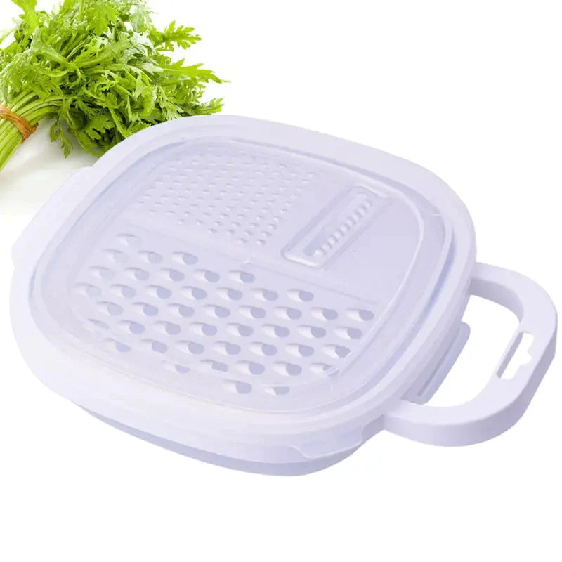 Vegetable Cutter With Lid And Drainer Basket __stock:200 Kitchen & Dining refund_fee:800