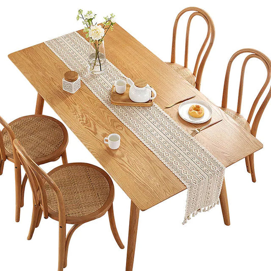 Vintage Farmhouse Style Crochet Lace Tablecloth __stock:200 Kitchen & Dining refund_fee:800