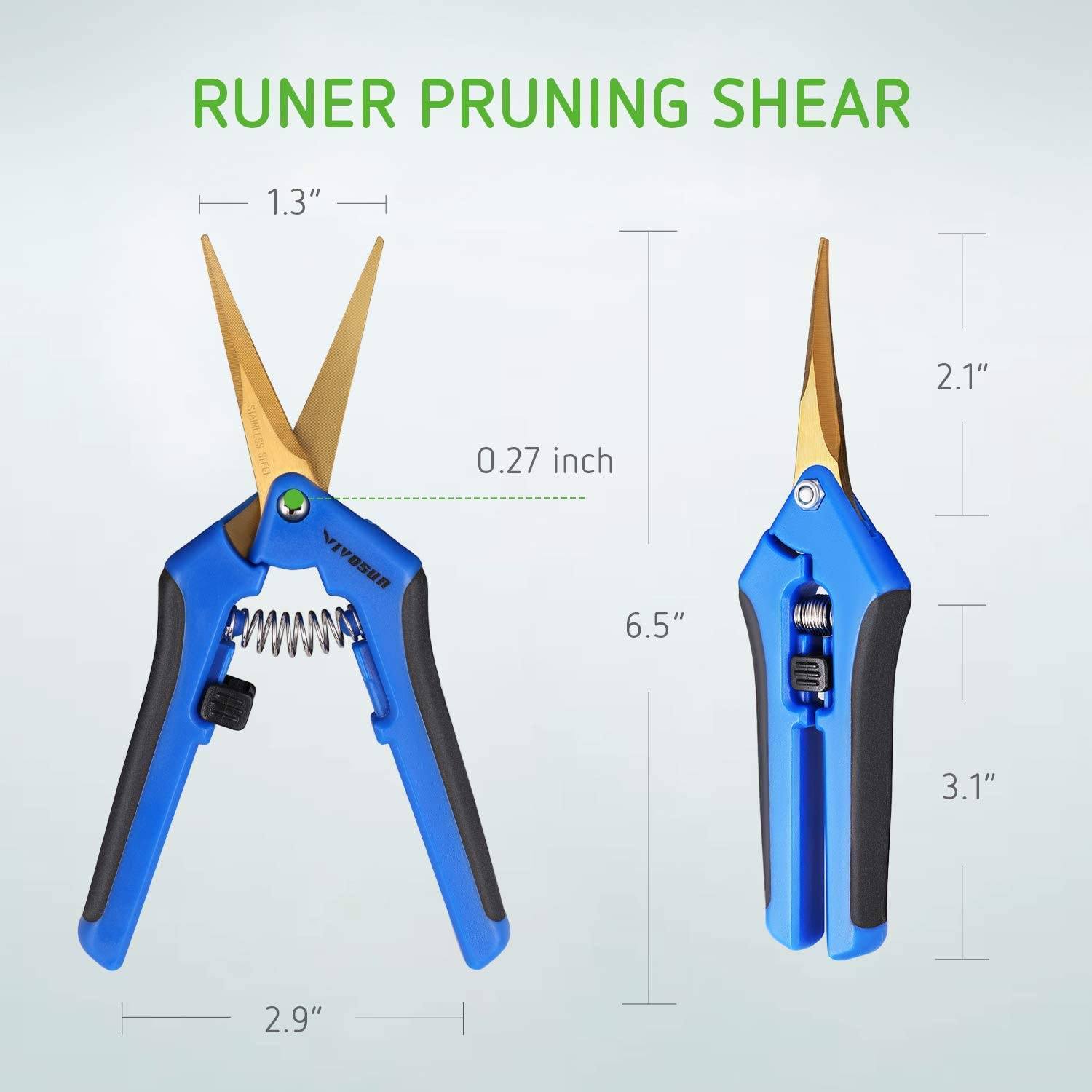 VIVOSUN Gardening Hand Pruner __stock:500 Garden & Patio refund_fee:800