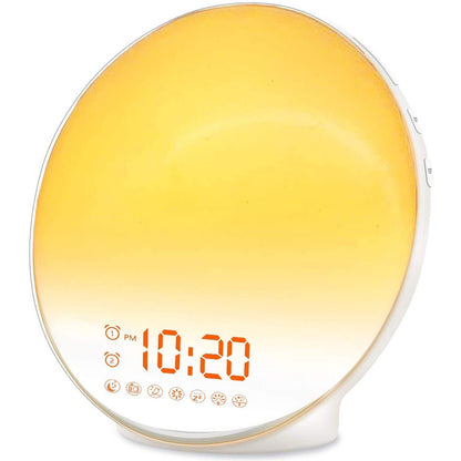 Wake Up Light Sunrise Alarm Clock White __stock:200 Household Appliances refund_fee:1800