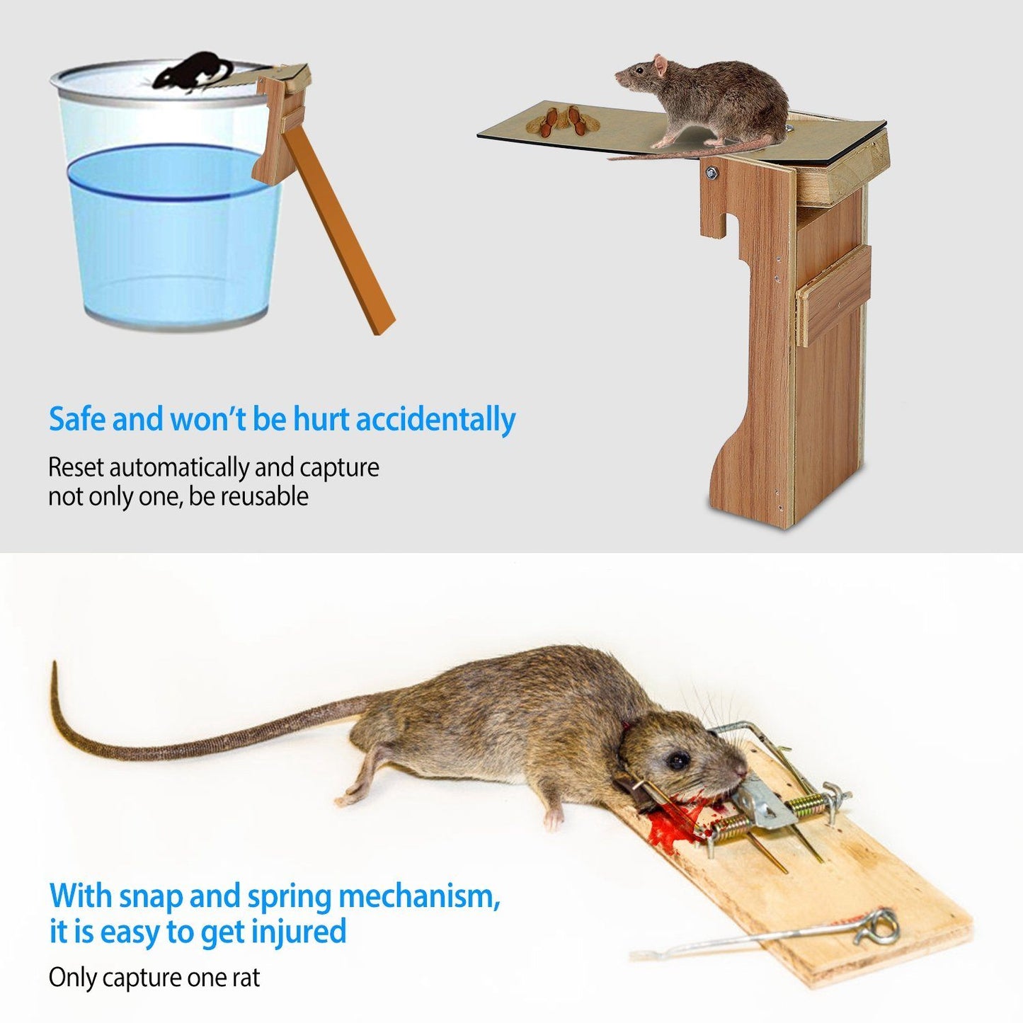 Walk the Plank Mouse Trap Reusable Pest Control refund_fee:800 Warranty