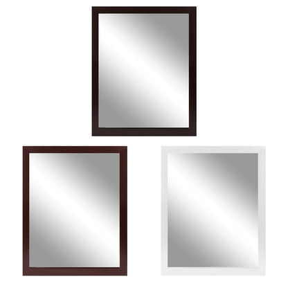 Wall Mount Mirror Wood-Like Frame Rectangle Modern Hanging Mirror __stock:50 Furniture and Décor refund_fee:1200