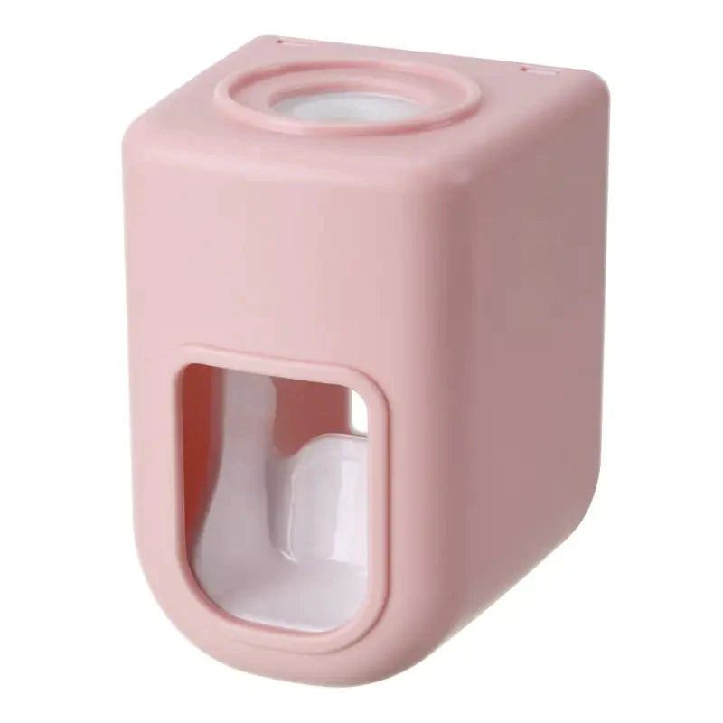 Wall Mounted Automatic Toothpaste Squeezer Pink __stock:200 Bath refund_fee:800