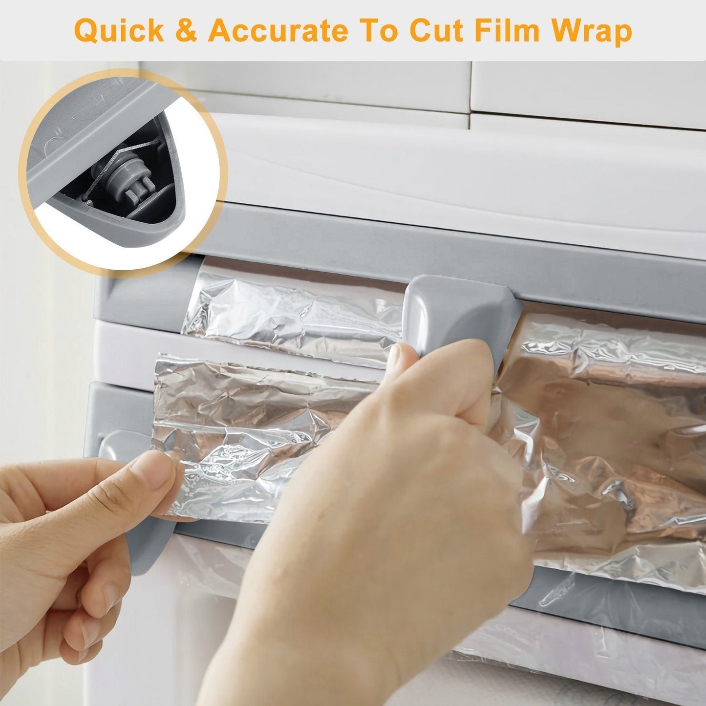 Wall Mounted Kitchen Roll Dispenser with Cutter Kitchen & Dining refund_fee:1200