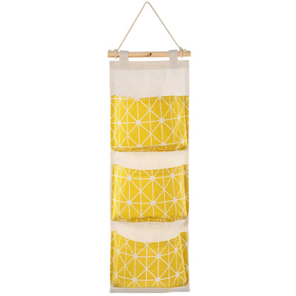 Wall Mounted Storage Bag Door Closet Yellow __stock:150 Closet & Storage refund_fee:800