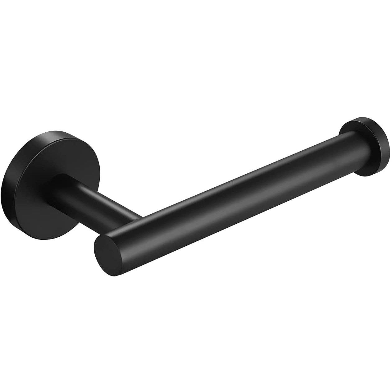 Wall Mounted Toilet Paper Holder Black 1-Piece __stock:100 Bath refund_fee:800