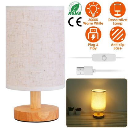 Warm White Nightstand Lamp USB Plug Modern Lantern __stock:50 Indoor Lighting refund_fee:1200 Warranty