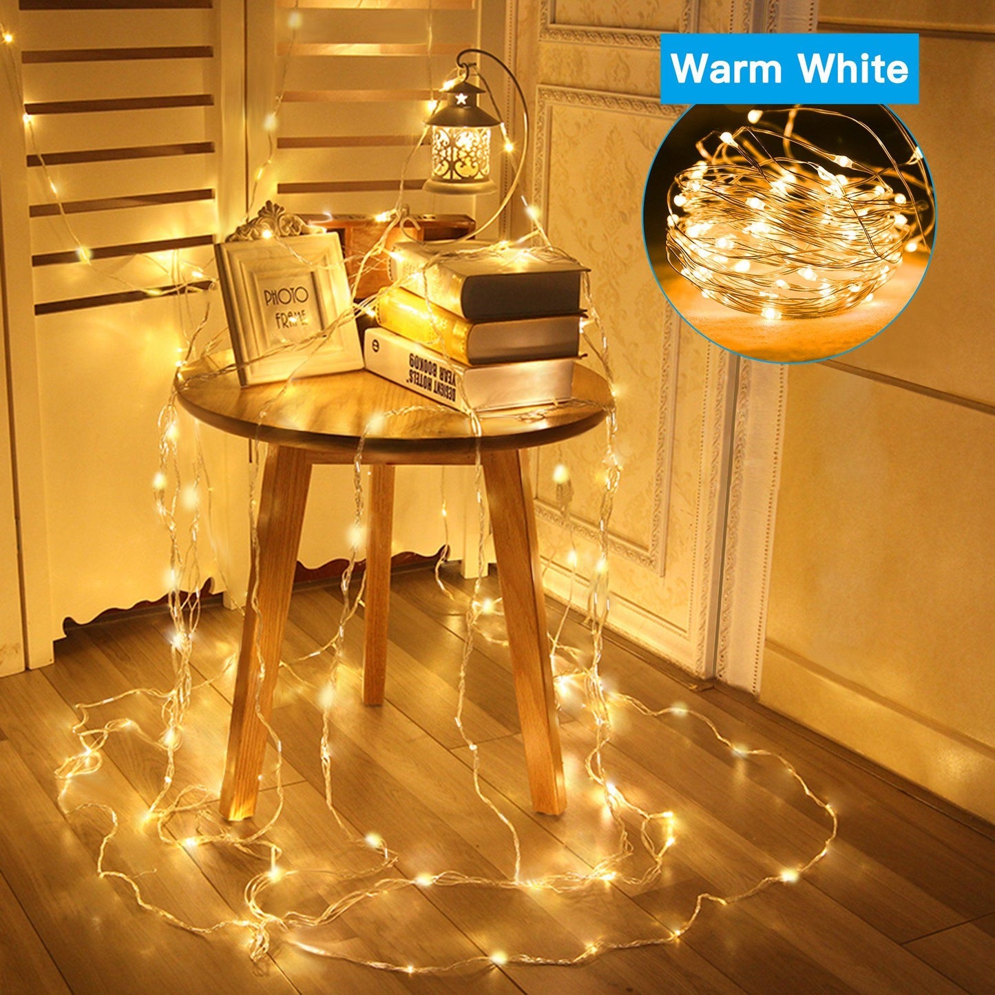 Warm White USB Remote Control 300LED String Lights Holiday Indoor Lighting Low stock refund_fee:800 Warranty