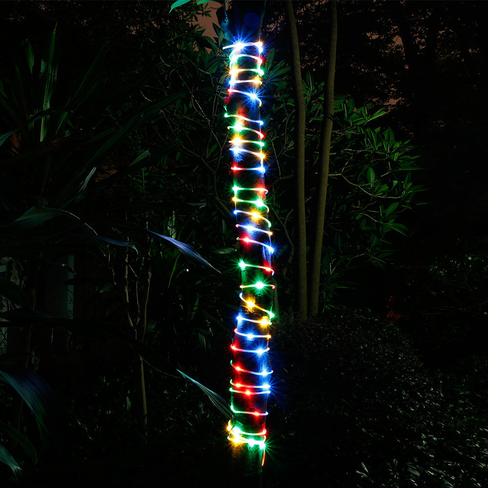 Waterproof 75.5 Ft. 200 LED Colorful Rope String Fairy Lights __stock:50 refund_fee:1800 String & Fairy Lights Warranty