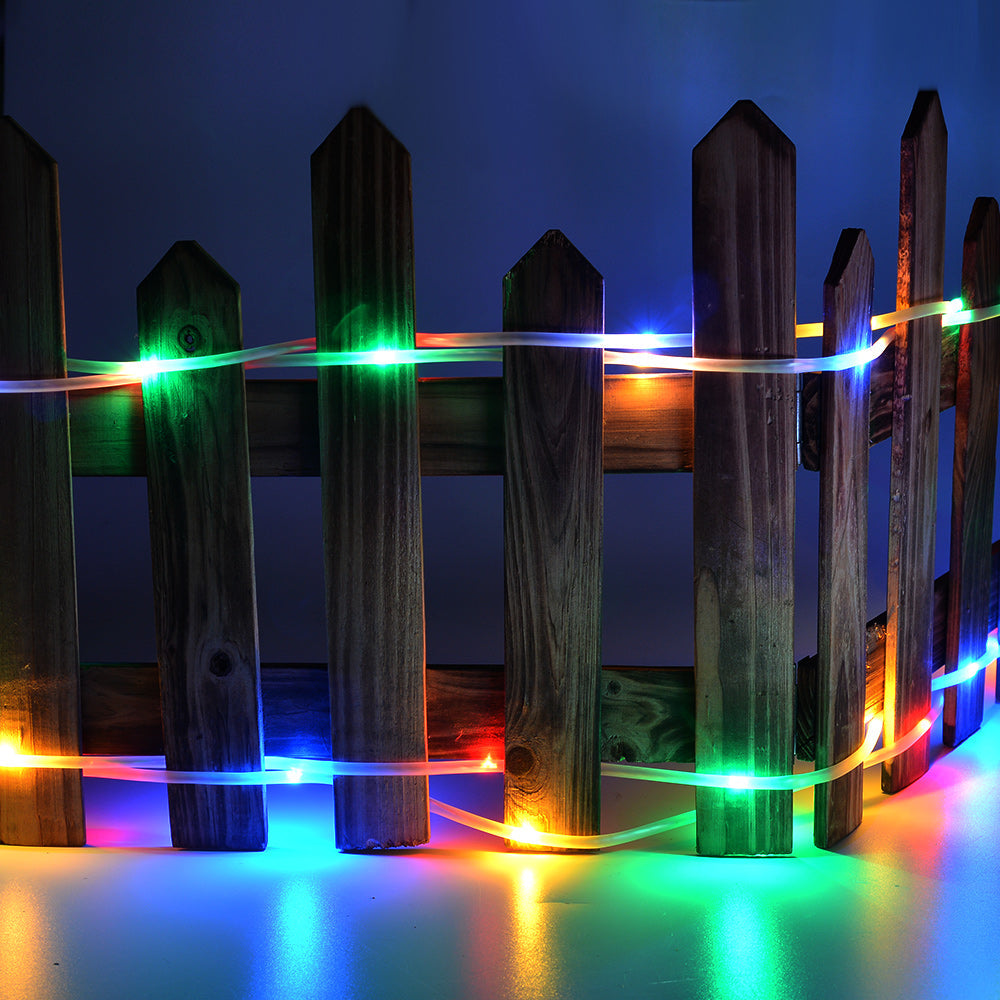 Waterproof 75.5 Ft. 200 LED Colorful Rope String Fairy Lights __stock:50 refund_fee:1800 String & Fairy Lights Warranty