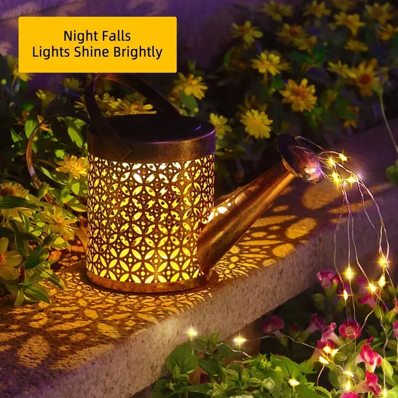 Waterproof Copper Solar Watering Can Light __stock:200 Outdoor Lighting refund_fee:1200 Warranty