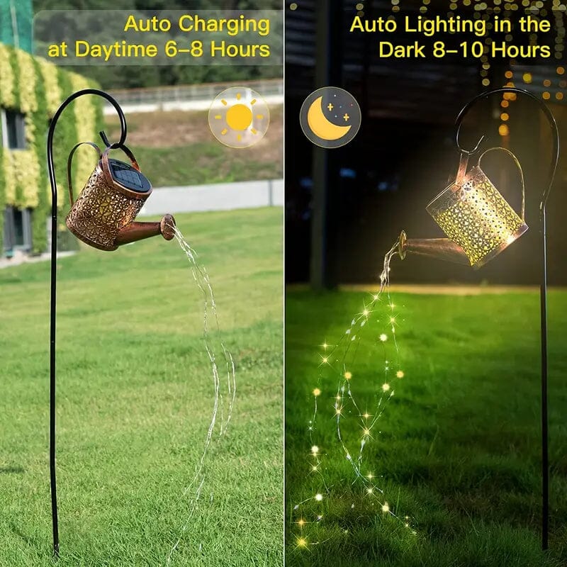 Waterproof Copper Solar Watering Can Light __stock:200 Outdoor Lighting refund_fee:1200 Warranty