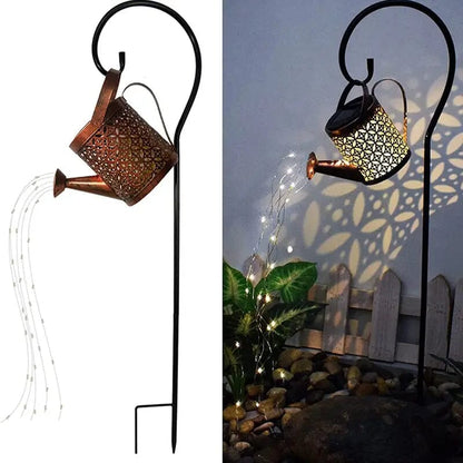 Waterproof Copper Solar Watering Can Light __stock:200 Outdoor Lighting refund_fee:1200 Warranty