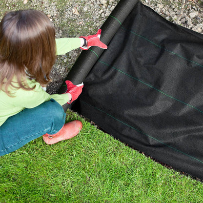 Weed Barrier Landscape Gardening Mat Fabric Woven __stock:50 Garden & Patio refund_fee:1200