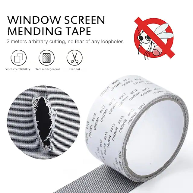 Window Net Anti-Mosquito Net Sticky Line Repair Tape __stock:200 Pest Control refund_fee:800