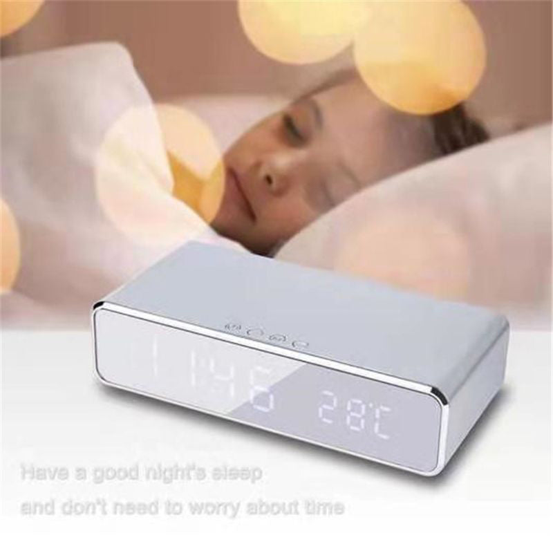 Wireless Charging Digital Alarm Clock __stock:500 Household Appliances refund_fee:1200 Warranty