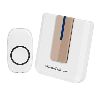 Wireless Doorbell Rings 1000FT with 1 Plug Receiver Chimes Copper __stock:100 Household Appliances refund_fee:1200 show-color-swatches Warranty