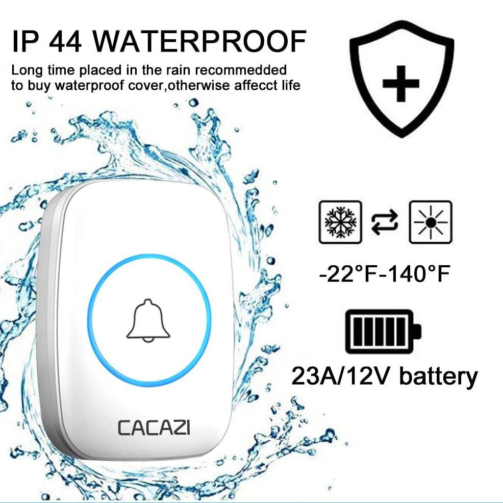 Wireless Intelligent Waterproof Doorbell __stock:500 Household Appliances refund_fee:800