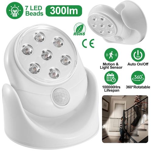 Wireless LED Spotlight 90 Degree Motion __stock:800 Indoor Lighting refund_fee:800 Warranty